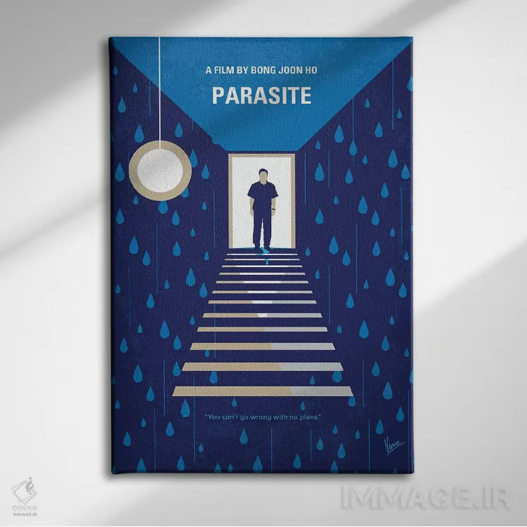 تابلو مینیمال پوستر مینیمال فیلم انگل اثر چانکونگ - نمای روبهرو روی دیوار