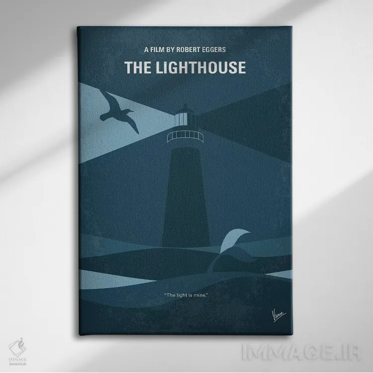 تابلو مینیمال پوستر مینیمال فیلم فانوس دریایی اثر چانکونگ - نمای روبهرو روی دیوار