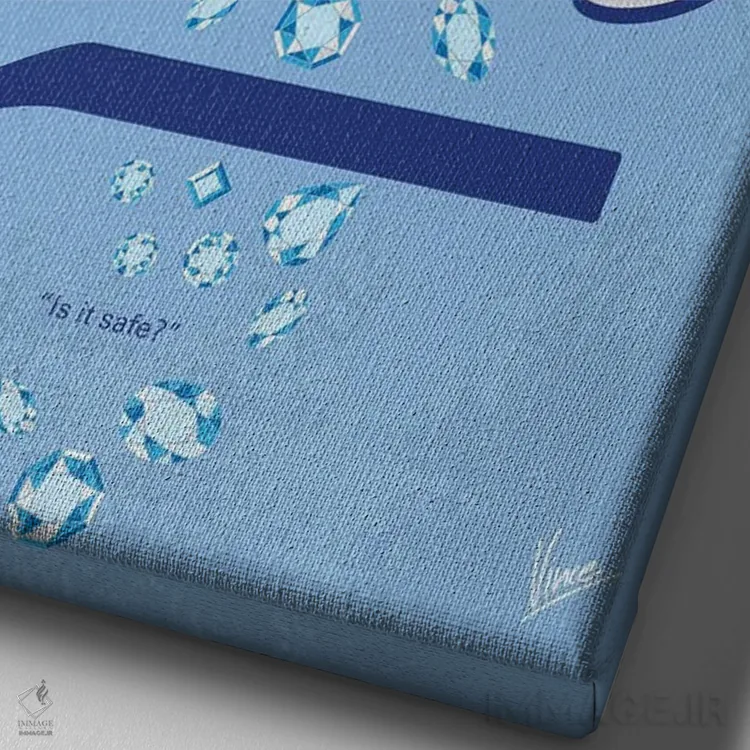 تابلو مینیمال پوستر مینیمال فیلم مرد ماراتن من اثر چانکونگ - نمای نزدیک بافت بوم