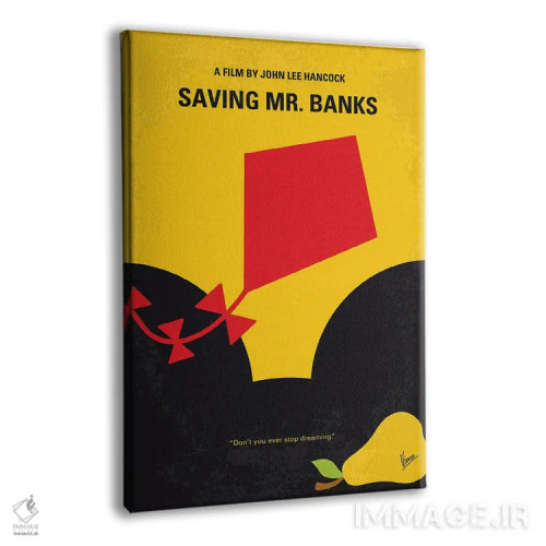 تابلو مینیمال پوستر نجات آقای بنکس اثر چانکونگ - نمای پرسپکتیو محصول