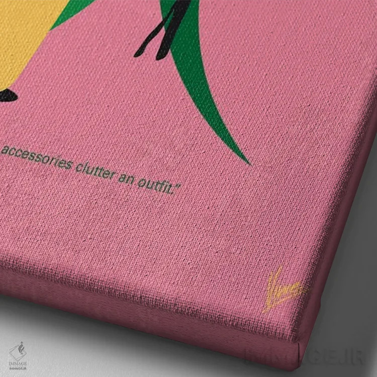 تابلو مینیمال پوستر مینیمال فیلم گروه بورلی هیلز من اثر چانکونگ - نمای نزدیک بافت بوم