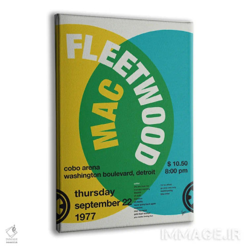 تابلو دکوراتیو پوستر فلیت وود مک اثر چانکونگ - نمای پرسپکتیو محصول