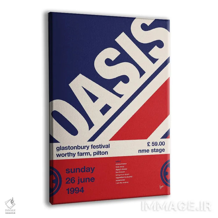 تابلو دکوراتیو پوستر اوئیسیس اثر چانکونگ - نمای پرسپکتیو محصول