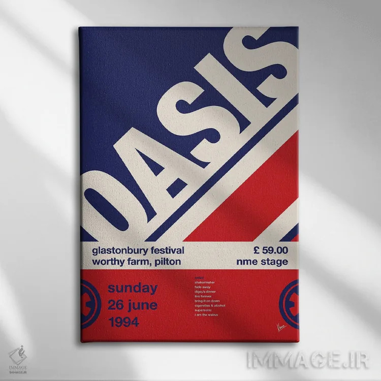 تابلو دکوراتیو پوستر اوئیسیس اثر چانکونگ - نمای روبهرو روی دیوار