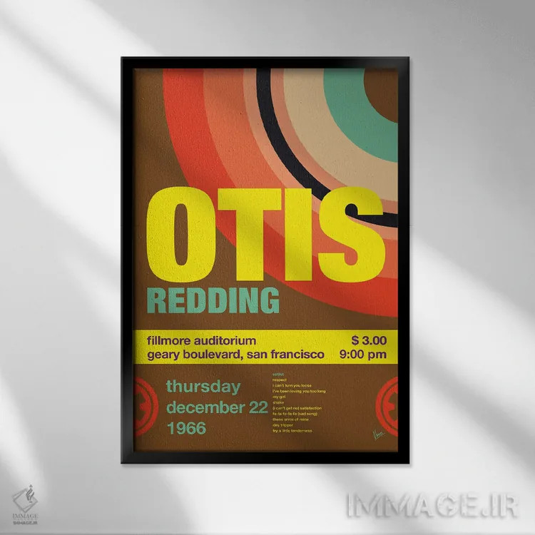 تابلو دکوراتیو پوستر اوتیس رباورگ اثر چانکونگ - نمای قابدار مشکی