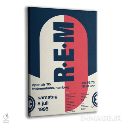 تابلو دکوراتیو پوستر آر.ای.ام اثر چانکونگ - نمای پرسپکتیو محصول