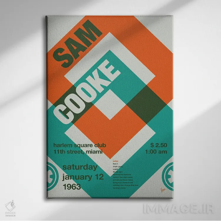 تابلو دکوراتیو پوستر سم کوک اثر چانکونگ - نمای روبهرو روی دیوار