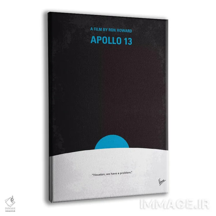 تابلو مینیمال پوستر مینیمال فیلم آپولو ۱۳ اثر چانکونگ - نمای پرسپکتیو محصول