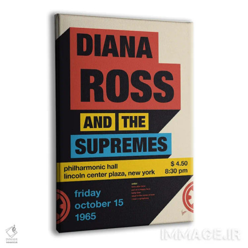 تابلو دکوراتیو پوستر سوپریمز اثر چانکونگ - نمای پرسپکتیو محصول