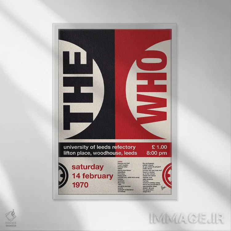 تابلو دکوراتیو پوستر د هو اثر چانکونگ - نمای قابدار سفید