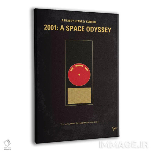 تابلو مینیمال پوستر مینیمال فیلم ۲۰۰۱: یک ادیسه فضایی اثر چانکونگ - نمای پرسپکتیو محصول
