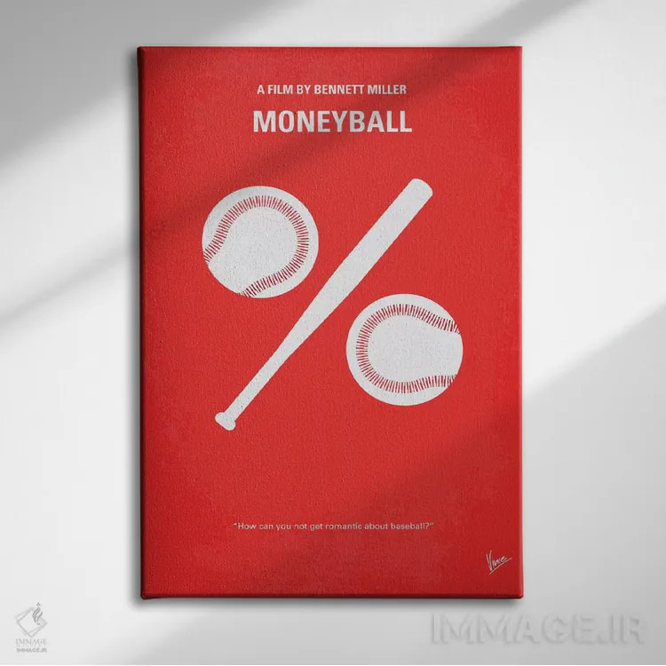تابلو مینیمال پوستر مینیمال فیلم مانی بال اثر چانکونگ - نمای روبهرو روی دیوار