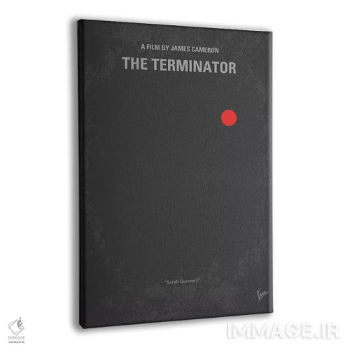 تابلو مینیمال پوستر مینیمال فیلم ترمیناتور اثر چانکونگ - نمای پرسپکتیو محصول