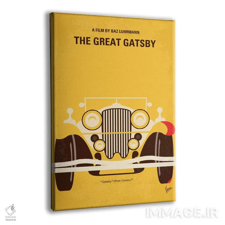 تابلو مینیمال پوستر مینیمال فیلم گتسبی بزرگ اثر چانکونگ - نمای پرسپکتیو محصول