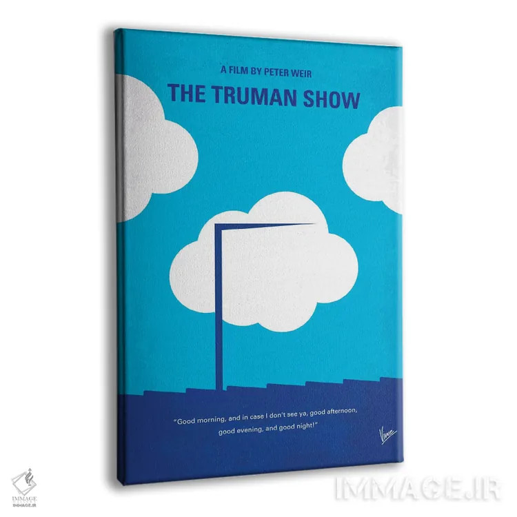 تابلو مینیمال پوستر مینیمال نمایش ترومن اثر چانکونگ - نمای پرسپکتیو محصول