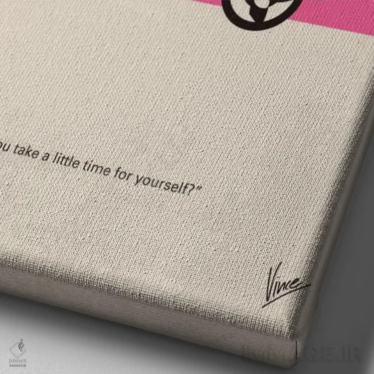 تابلو مینیمال پوستر مینیمال فیلم تعطیلات رومی اثر چانکونگ - نمای نزدیک بافت بوم