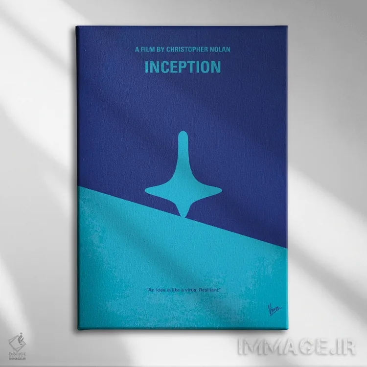 تابلو مینیمال پوستر مینیمال فیلم تلقین اثر چانکونگ - نمای روبهرو روی دیوار