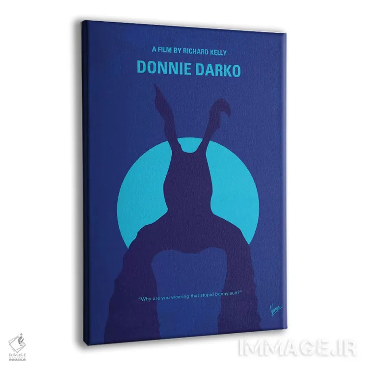 تابلو مینیمال پوستر مینیمال فیلم دانی دارکو اثر چانکونگ - نمای پرسپکتیو محصول