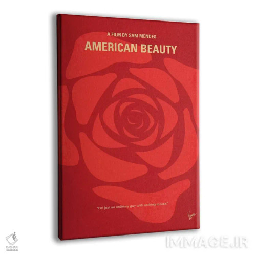 تابلو مینیمال پوستر مینیمال زیبایی آمریکایی اثر چانکونگ - نمای پرسپکتیو محصول