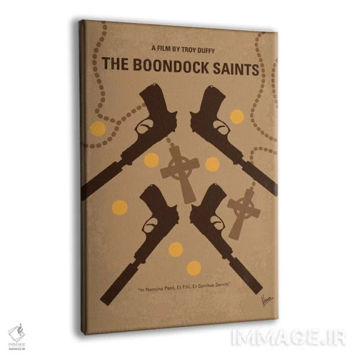 تابلو مینیمال پوستر مینیمال فیلم قدیسان بونداک اثر چانکونگ - نمای پرسپکتیو محصول