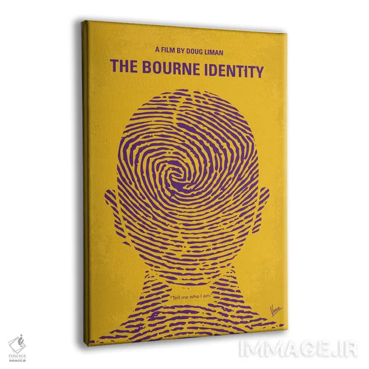 تابلو مینیمال پوستر مینیمال فیلم هویت بورن اثر چانکونگ - نمای پرسپکتیو محصول