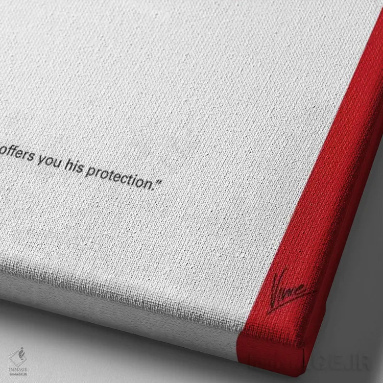 تابلو مینیمال پوستر مینیمال فیلم ناپلئون باورامیت اثر چانکونگ - نمای نزدیک بافت بوم