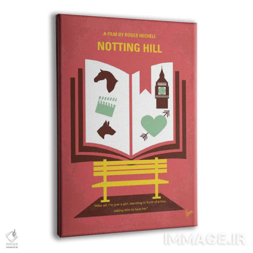 تابلو مینیمال پوستر مینیمال فیلم ناتینگ هیل اثر چانکونگ - نمای پرسپکتیو محصول