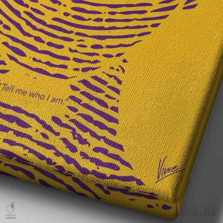 تابلو مینیمال پوستر مینیمال فیلم هویت بورن اثر چانکونگ - نمای نزدیک بافت بوم