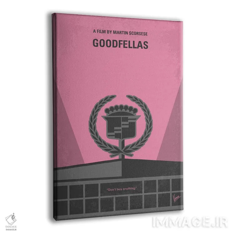 تابلو مینیمال پوستر مینیمال فیلم رفقای خوب اثر چانکونگ - نمای پرسپکتیو محصول