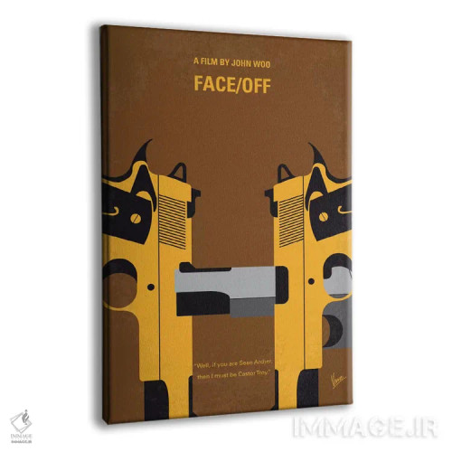 تابلو مینیمال پوستر مینیمال فیلم تغییر چهره اثر چانکونگ - نمای پرسپکتیو محصول