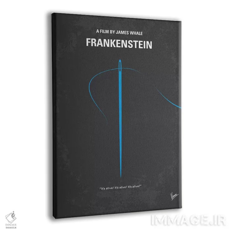 تابلو مینیمال پوستر مینیمال فرانکشتاین اثر چانکونگ - نمای پرسپکتیو محصول