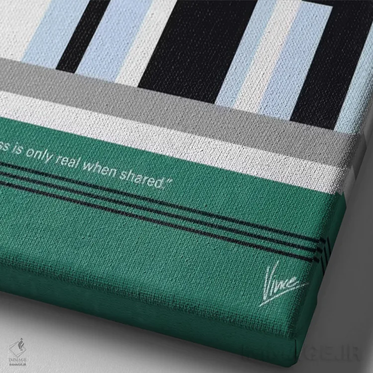 تابلو مینیمال پوستر مینیمال فیلم به سوی طبیعت وحشی اثر چانکونگ - نمای نزدیک بافت بوم