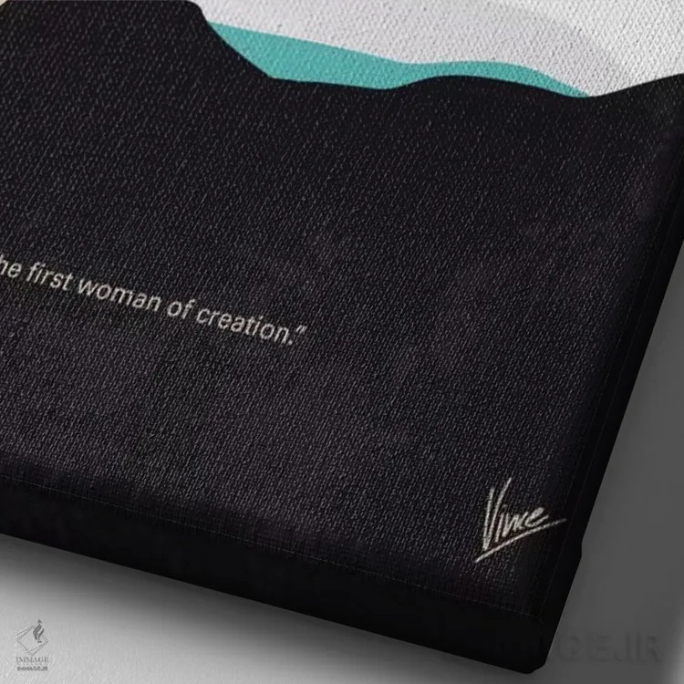 تابلو مینیمال پوستر مینیمال فیلم زندگی شیرین اثر چانکونگ - نمای نزدیک بافت بوم