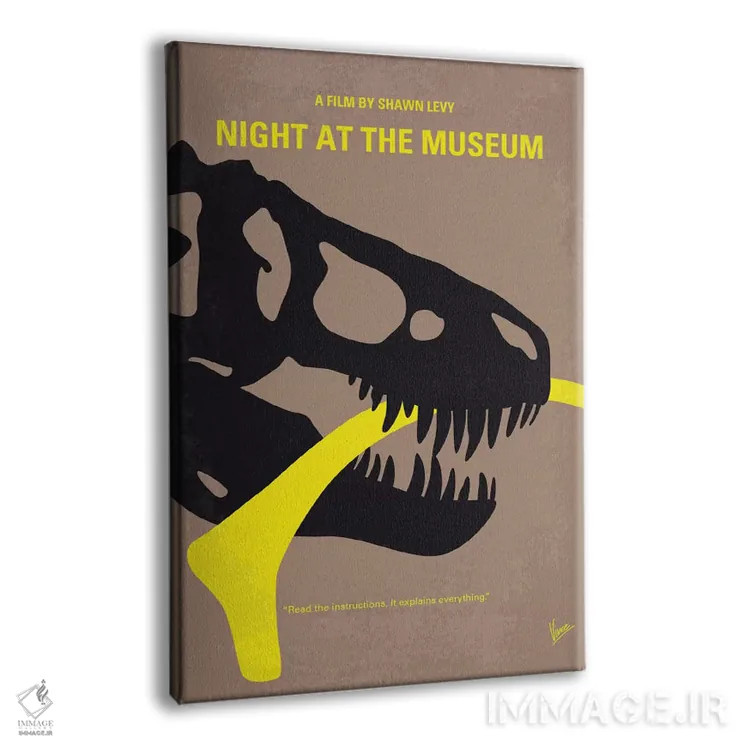 تابلو مینیمال پوستر مینیمال فیلم شب در موزه اثر چانکونگ - نمای پرسپکتیو محصول