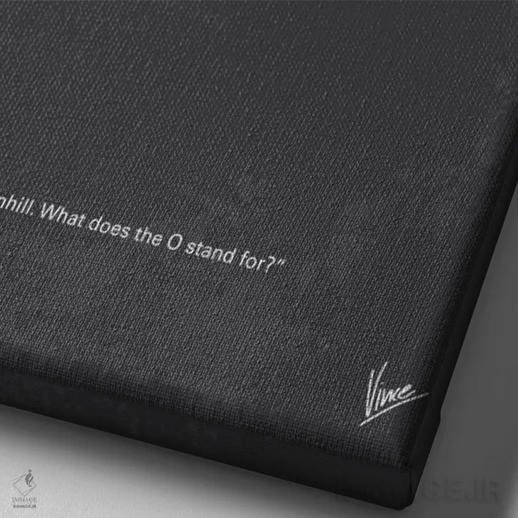 تابلو مینیمال پوستر مینیمال فیلم شمال از شمال غربی اثر چانکونگ - نمای نزدیک بافت بوم