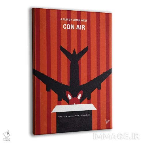 تابلو مینیمال پوستر مینیمال فیلم هواپیمای محکومان اثر چانکونگ - نمای پرسپکتیو محصول