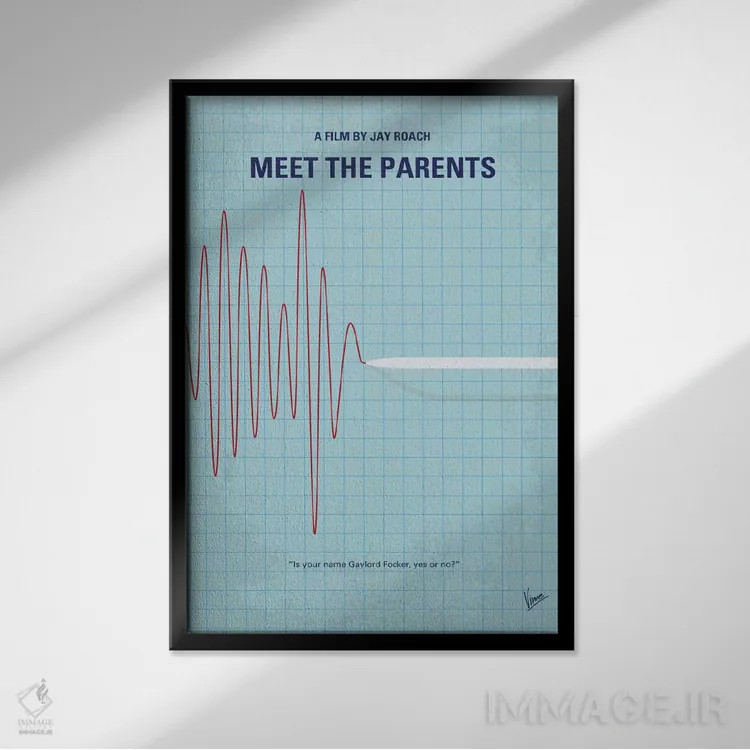 تابلو مینیمال پوستر مینیمال فیلم آشنایی با والباور اثر چانکونگ - نمای قابدار مشکی