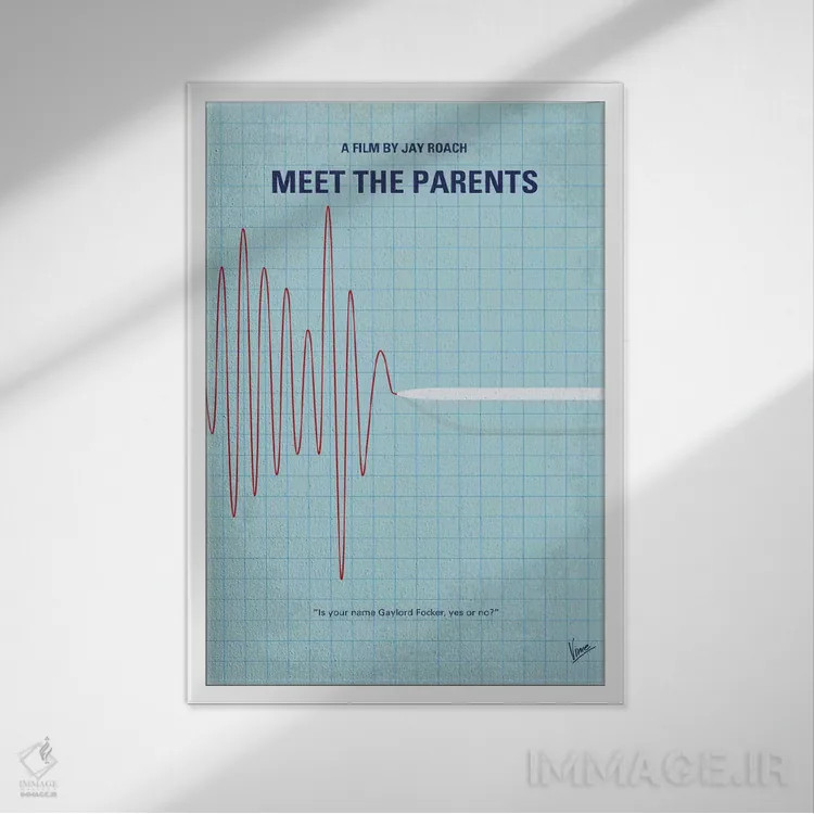 تابلو مینیمال پوستر مینیمال فیلم آشنایی با والباور اثر چانکونگ - نمای قابدار سفید
