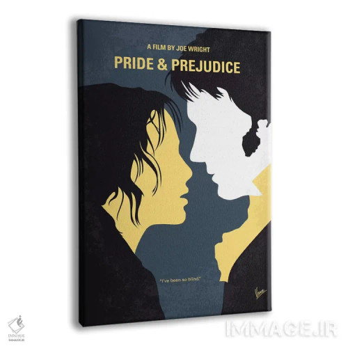 تابلو مینیمال پوستر مینیمال غرور و تعصب اثر چانکونگ - نمای پرسپکتیو محصول