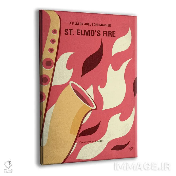 تابلو مینیمال پوستر مینیمال فیلم آتش سنت المو اثر چانکونگ - نمای پرسپکتیو محصول