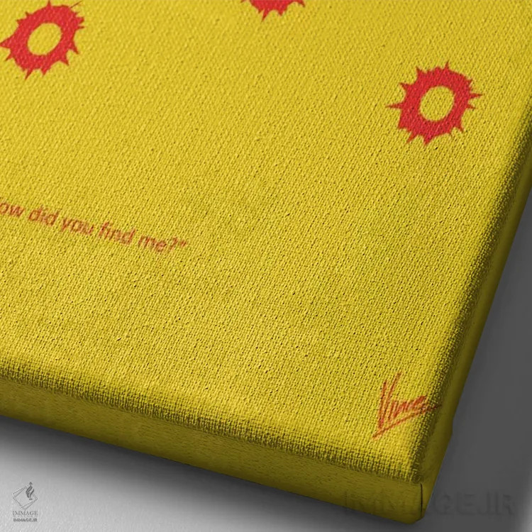 تابلو مینیمال پوستر مینیمال فیلم بیل را بکش: جلد اول اثر چانکونگ - نمای نزدیک بافت بوم