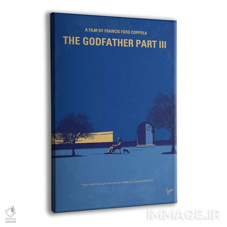 تابلو مینیمال پوستر مینیمال فیلم پدرخوانده: قسمت سوم اثر چانکونگ - نمای پرسپکتیو محصول