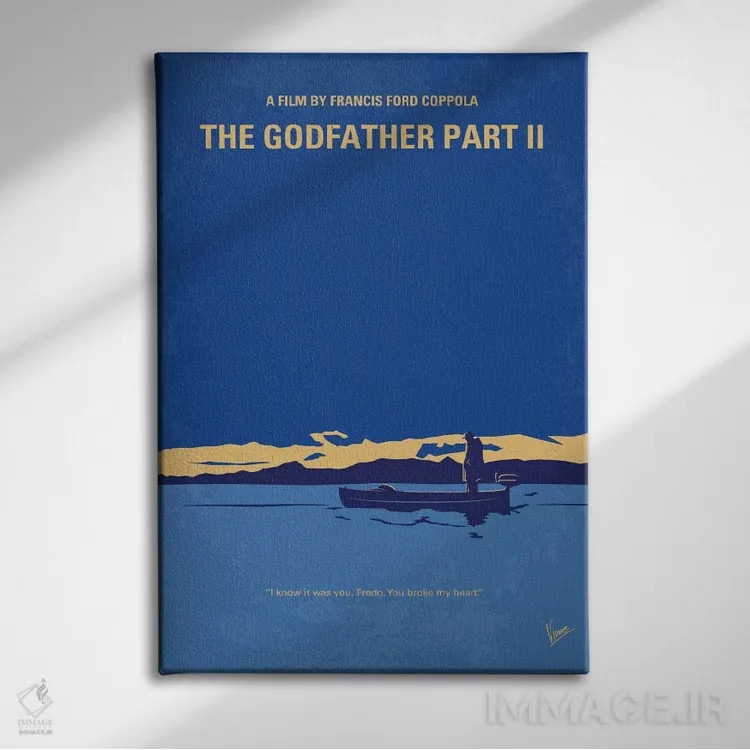 تابلو مینیمال پوستر مینیمال فیلم پدرخوانده: قسمت دوم اثر چانکونگ - نمای روبهرو روی دیوار