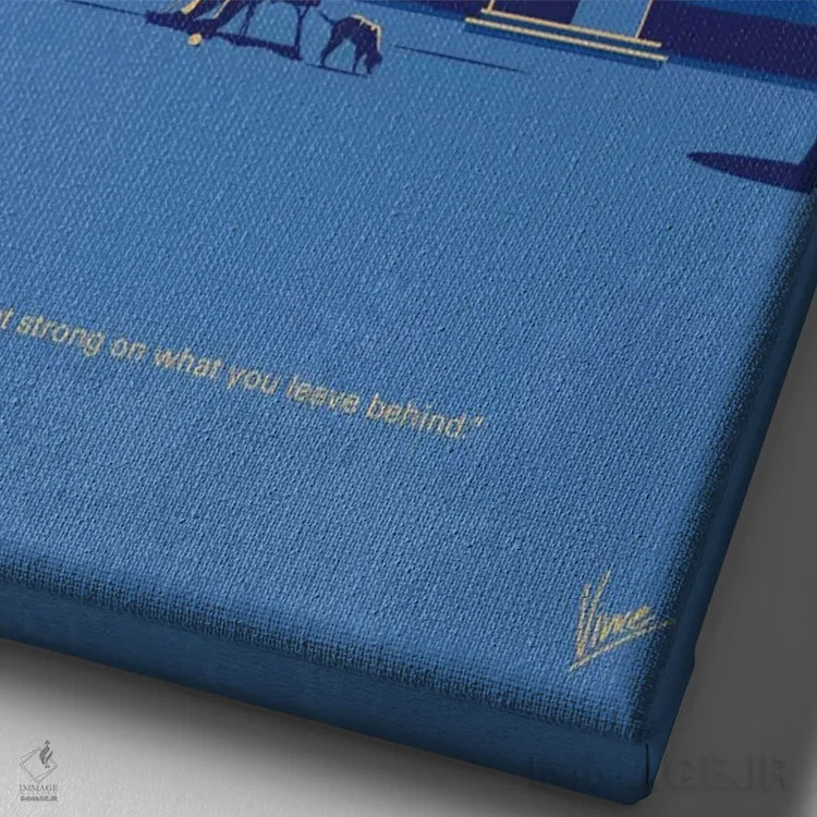 تابلو مینیمال پوستر مینیمال فیلم پدرخوانده: قسمت سوم اثر چانکونگ - نمای نزدیک بافت بوم