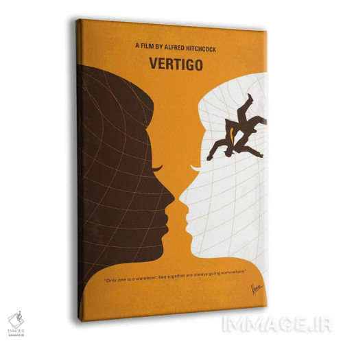 تابلو مینیمال پوستر مینیمال فیلم سرگیجه اثر چانکونگ - نمای پرسپکتیو محصول