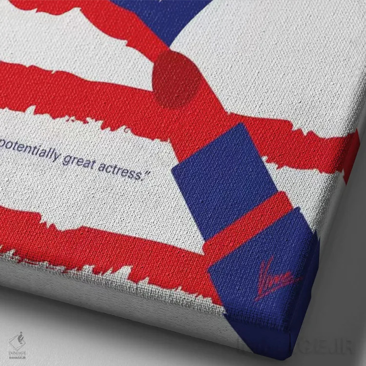 تابلو مینیمال پوستر مینیمال فیلم توتسی اثر چانکونگ - نمای نزدیک بافت بوم