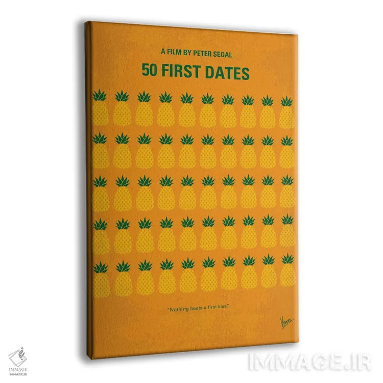 تابلو مینیمال فیلم ۵۰ قرار اول اثر چانکونگ - نمای پرسپکتیو محصول