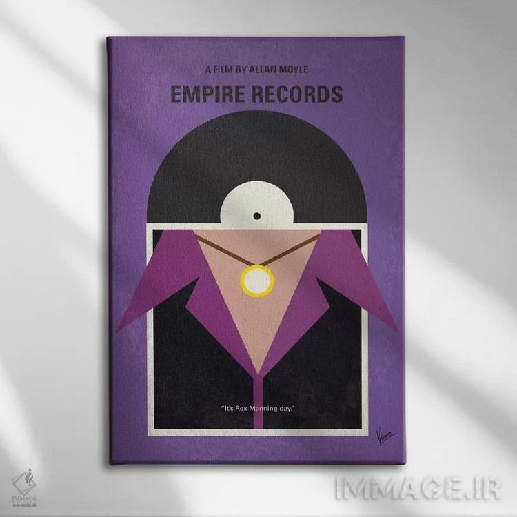 تابلو مینیمال پوستر مینیمال فیلم امپایر رکوردز اثر چانکونگ - نمای روبهرو روی دیوار