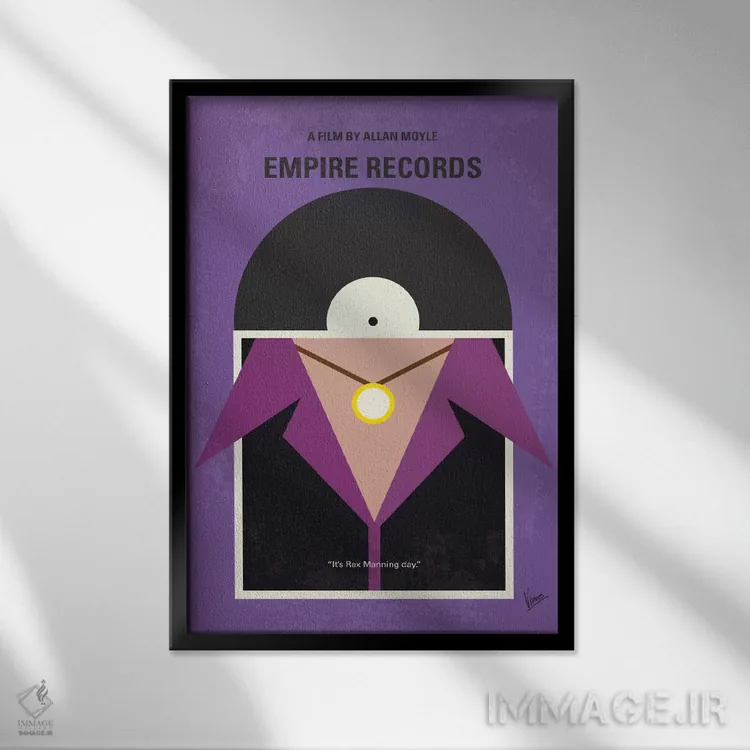 تابلو مینیمال پوستر مینیمال فیلم امپایر رکوردز اثر چانکونگ - نمای قابدار مشکی