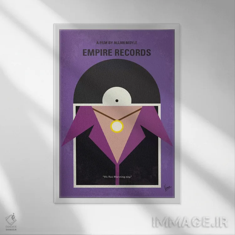 تابلو مینیمال پوستر مینیمال فیلم امپایر رکوردز اثر چانکونگ - نمای قابدار سفید